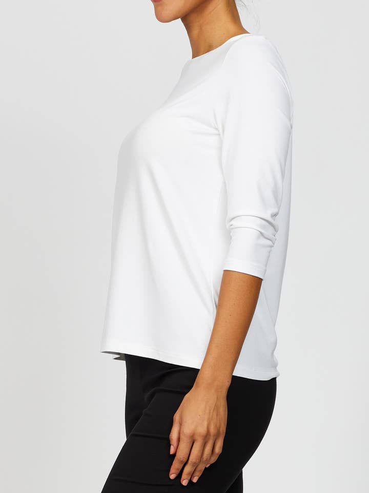 ANDIAMO - Wholesale T-shirt – women's - Jersey 3/4 Boat Tee19