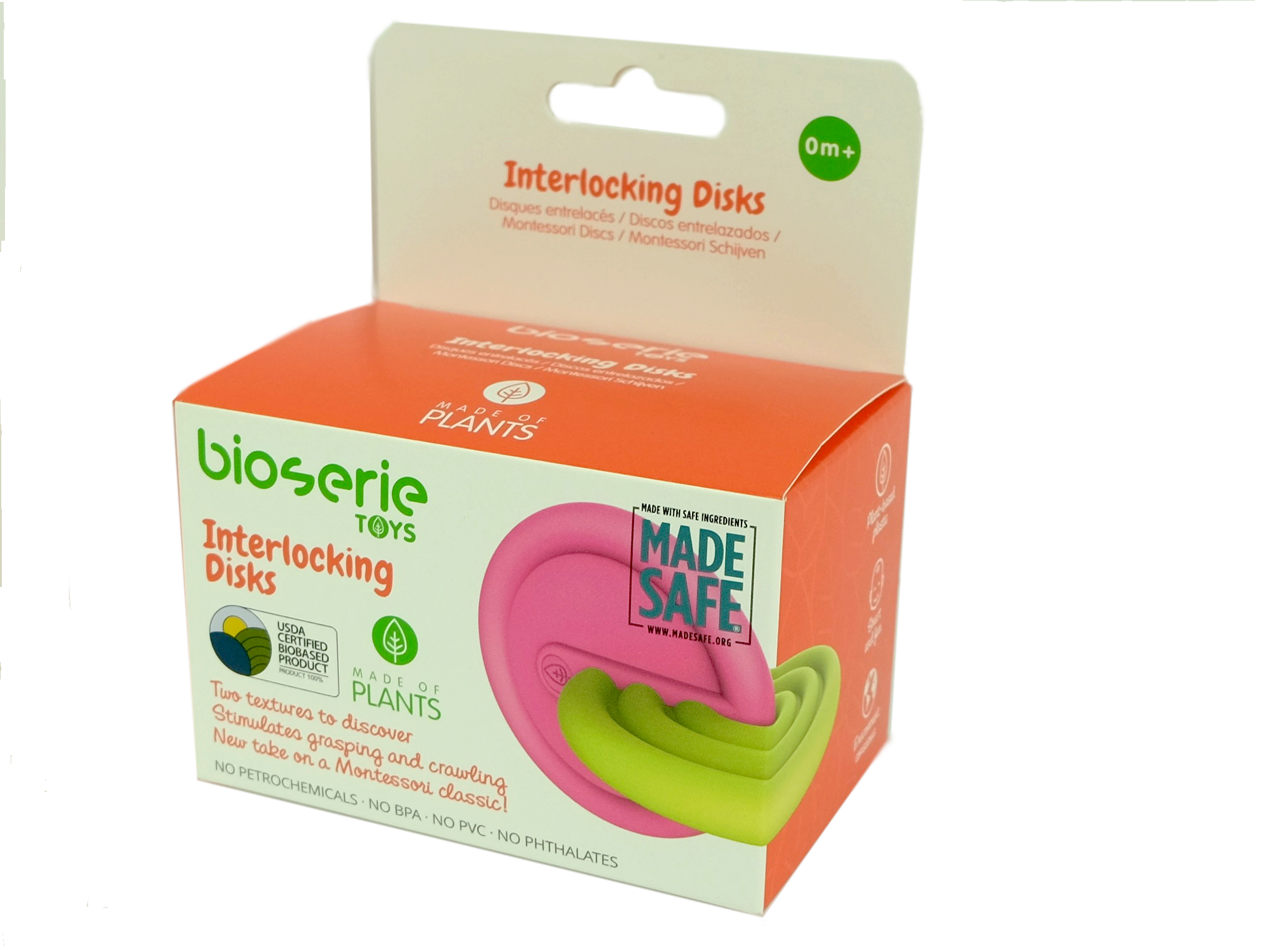 Challenge and Fun, Inc. - Wholesale Teether (Not Clip-On) - Baby - Bioserie Interlocking Disks2