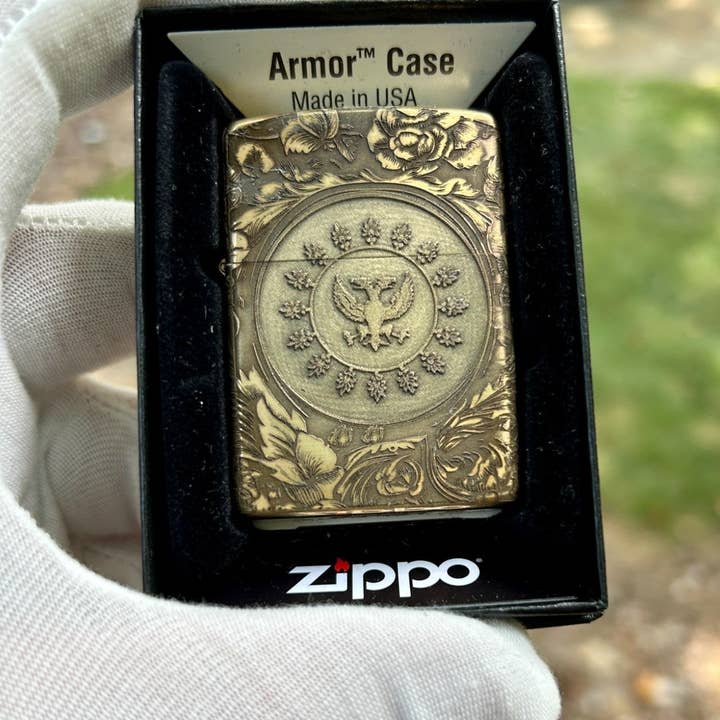 Defcon Supply – wholesale Lighter – John Wick High Table Zippo | Solid Brass Armor Case | Deep Engraved | Made in US7