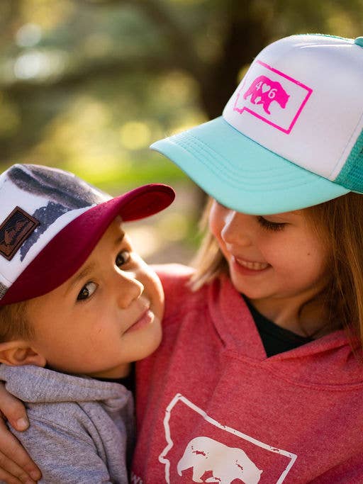 Chapeau d'ours rose Aqua pour tout-petit Montana pour la vente par Montana Tees