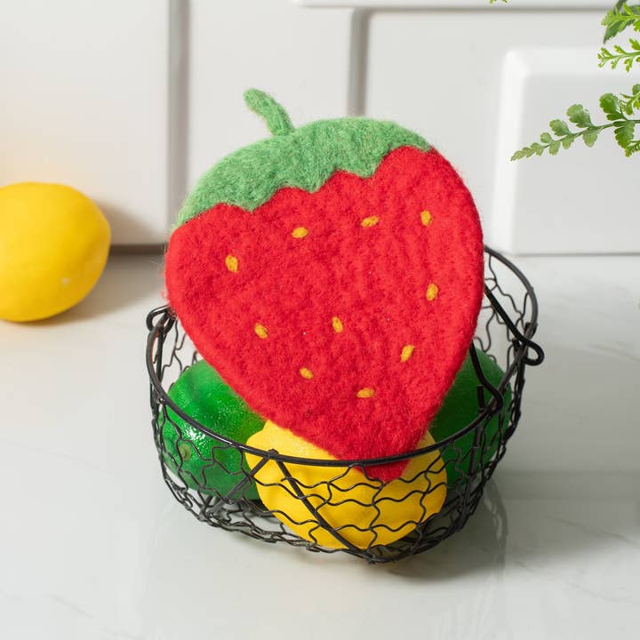 Sparkle Being - Wholesale Coasters - Handmade Felt Coffee Cup Mug Table Mat Coasters - Fruits7