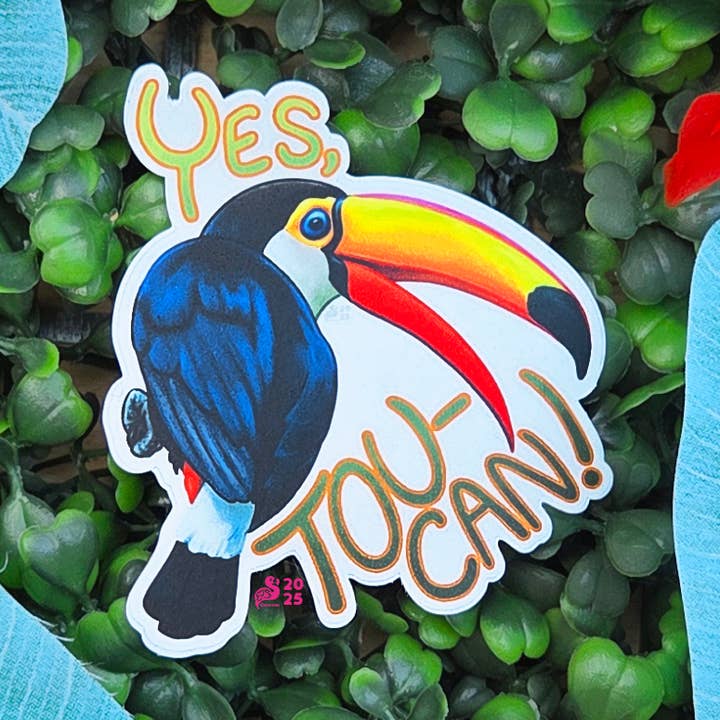 Ja, Tou-CAN! Vinylklistermærke for engroshandel hos EJS Creations