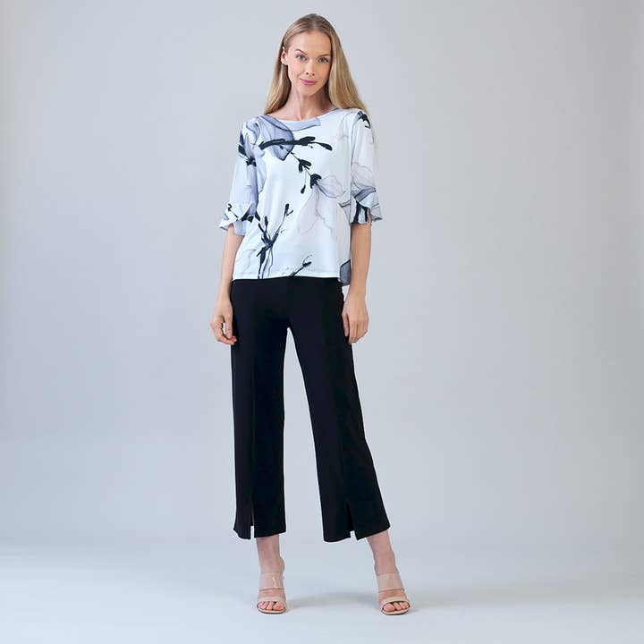 T351P01 - Top con Polsino Tulipano - Petali Eterei per la vendita all'ingrosso da parte di Clara Sunwoo