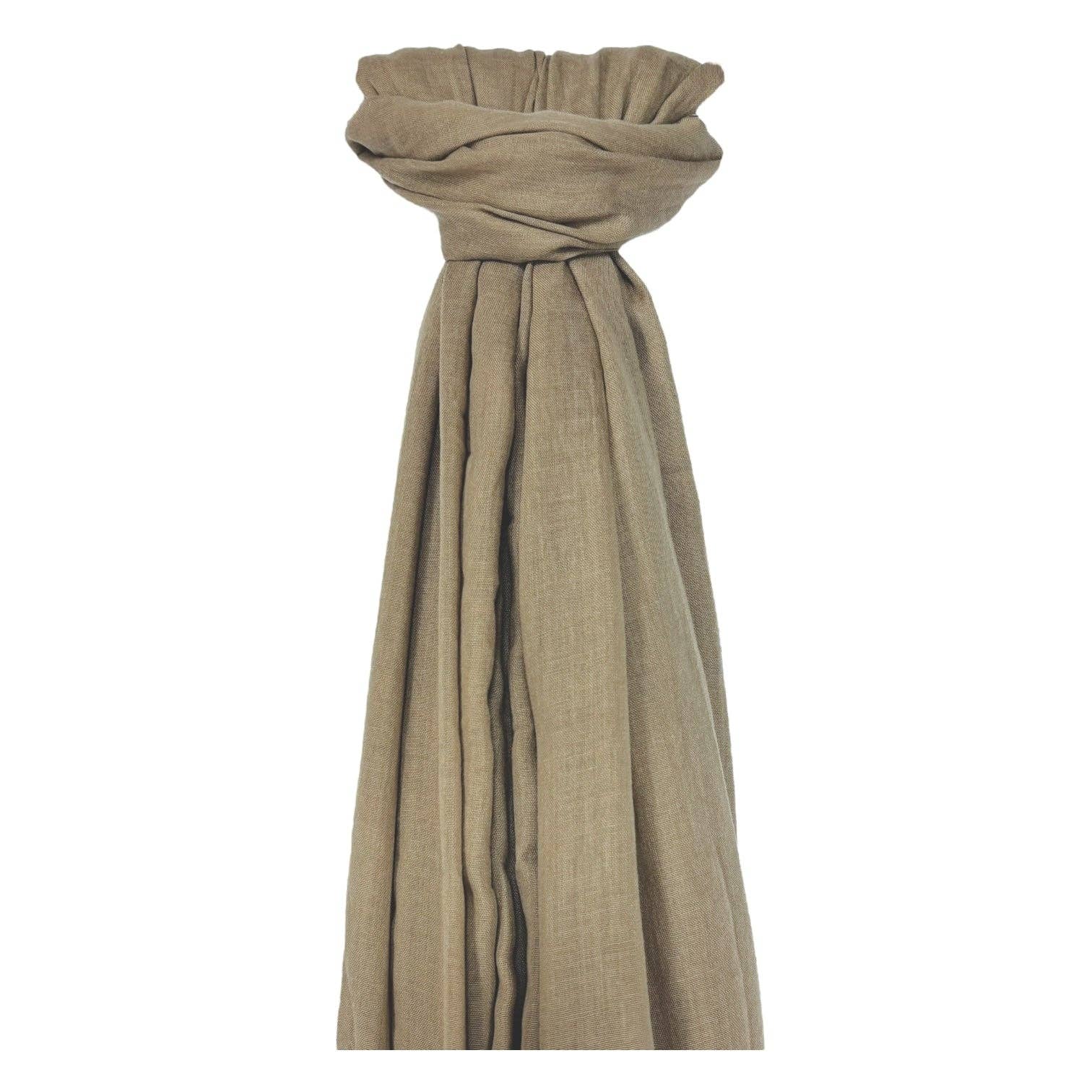 Lili Scarves (US Duty Free) - Wholesale Scarf - Women's - Big Plain Cotton Blend Scarf9
