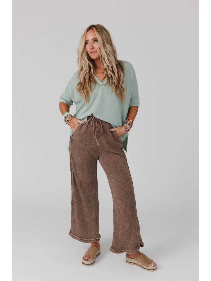 Three Bird Nest - Wholesale Pants - Women's - So Comfy Wide Leg Full Pant - New Mocha6