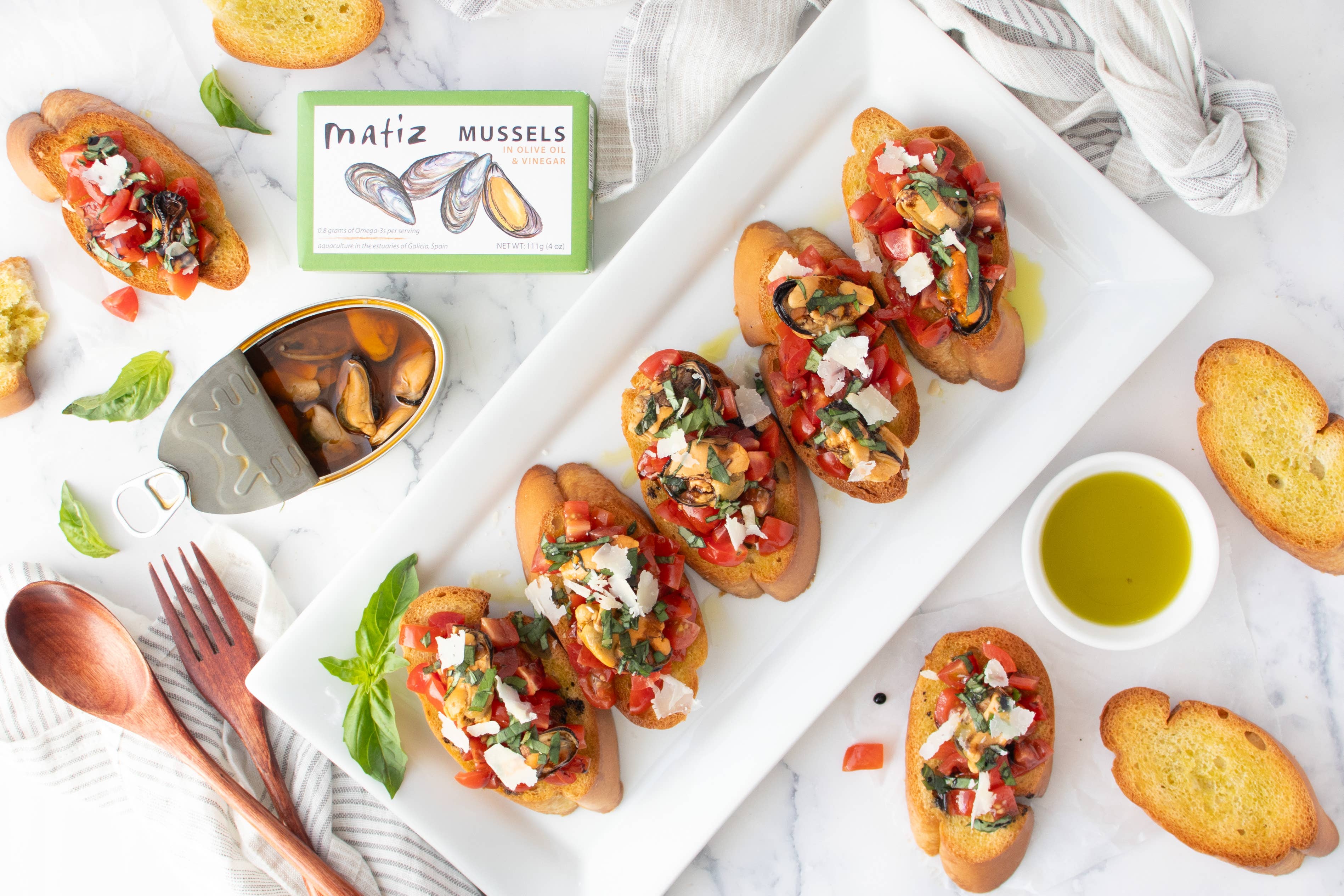 Matiz - Vente Poissons en conserve - Moules Matiz à l'huile d'olive extra vierge - 4 oz3