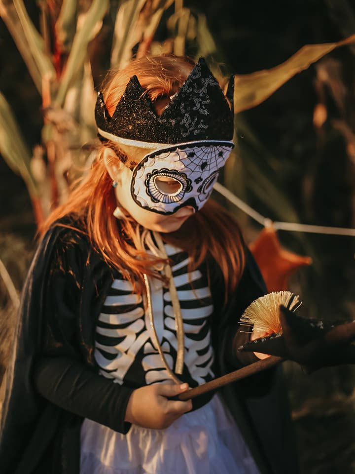 Moi Mili – Engroshandel Udklædning – Børn – Skull maske «Black halloween»4