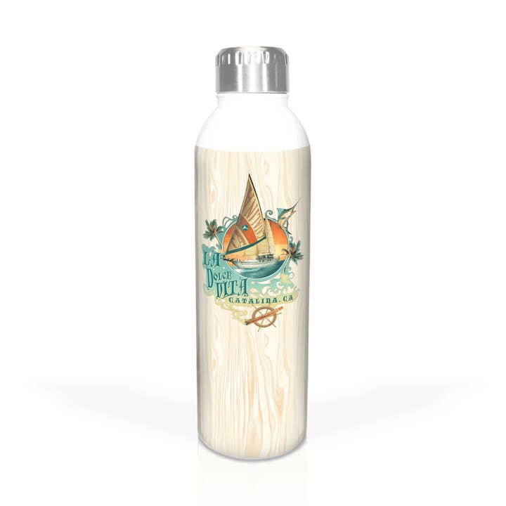 Customizable Stainless 17oz Deluxe Bottle: La Dolce Vita on for wholesale by Matrix