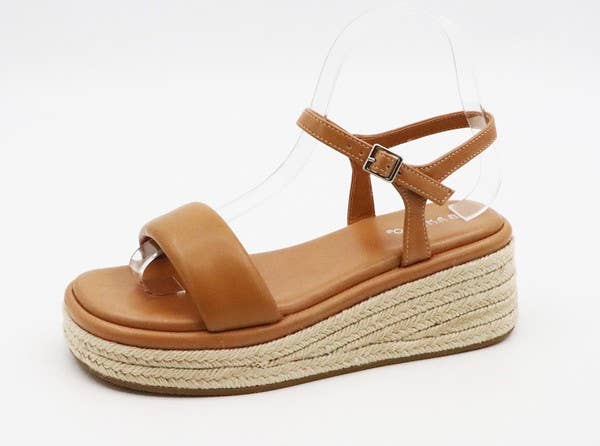 Andrea Bijoux - Wholesale Wedges - Women's - Espadrille Flat Wedge Strap Sandal3