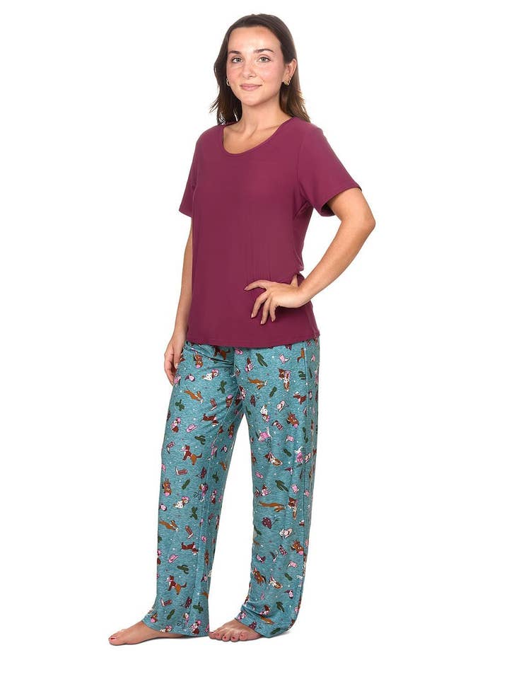 Rodeo Dogs 2Pc Pant PJ Set In A Bag for wholesale by Infinity Classics International Inc.