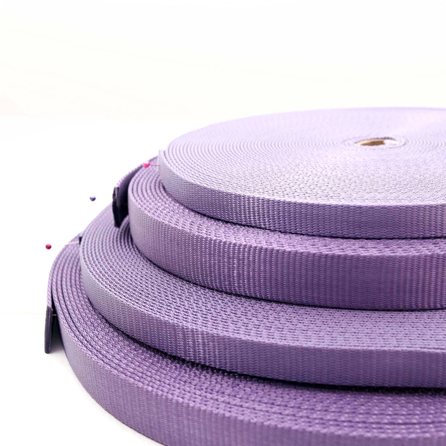 Such Good Supply - Wholesale Craft Supplies - Violet Nylon Webbing - Heavy Duty 4 Widths1
