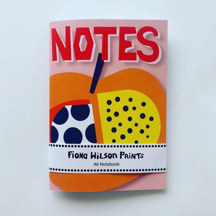 A6 Notebook Fruits for wholesale by Fiona Wilson Prints