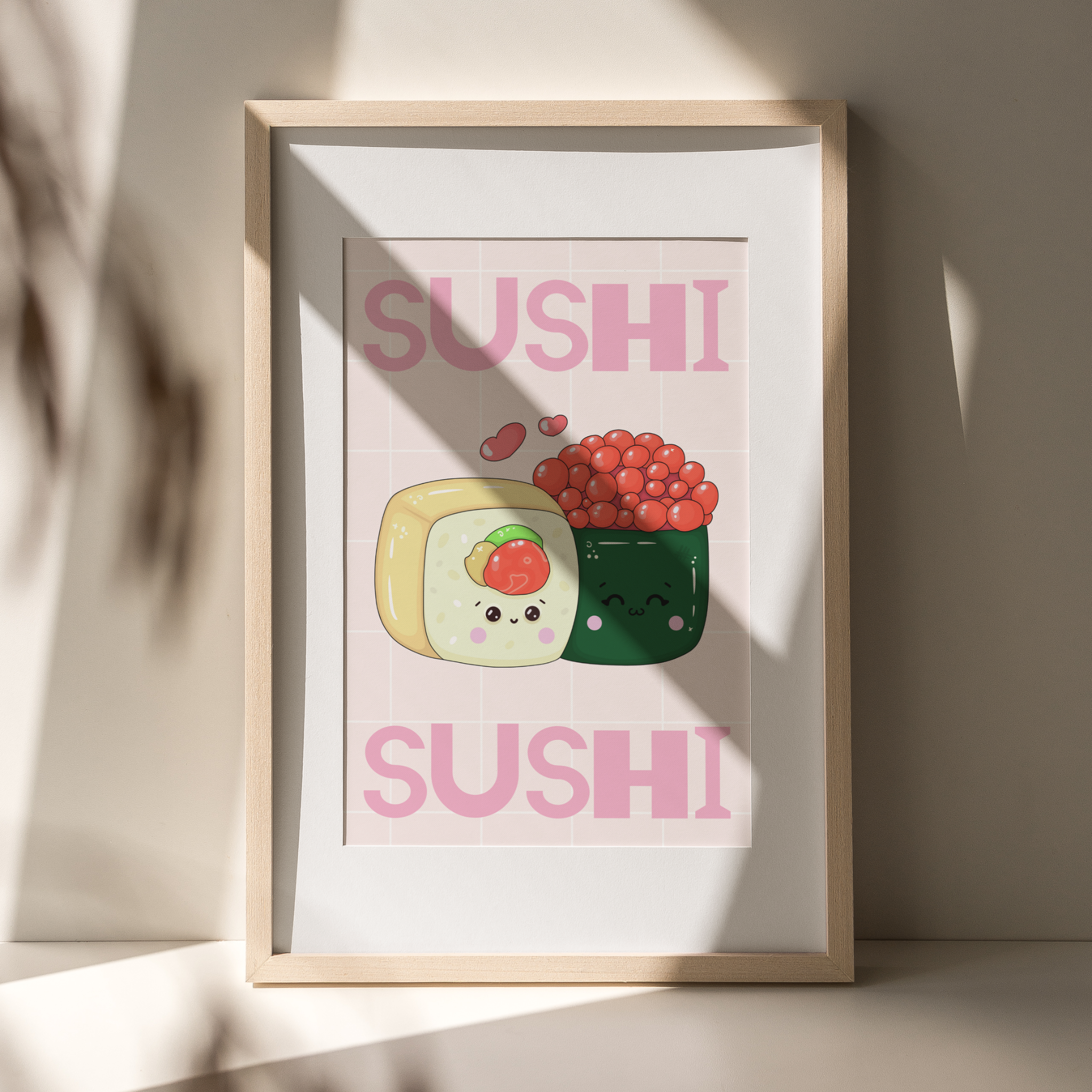 LXR CREATE – wholesale Art print – Sushi Kawaii Print2