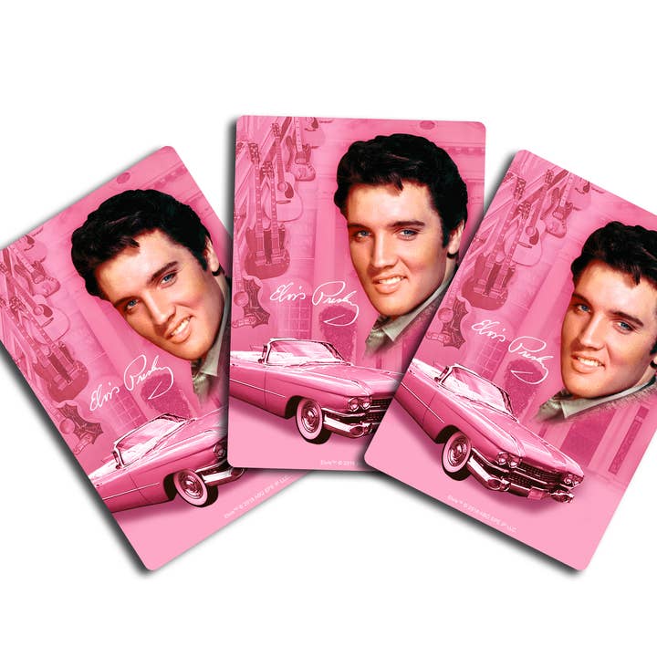 Elvis Playing Cards - Pink Guitars for wholesale by MID-SOUTH PRODUCTS