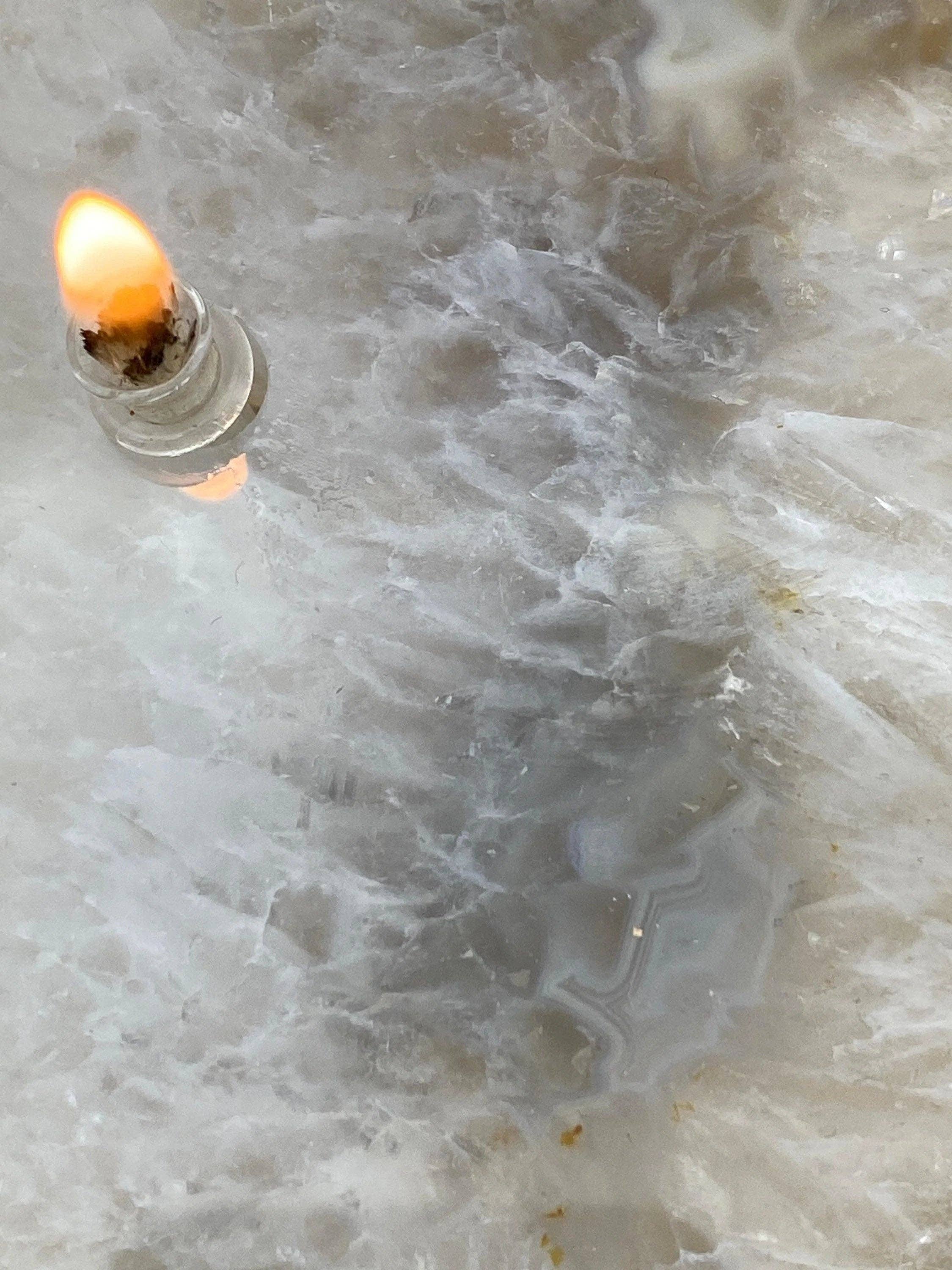 Roccia Roba - Wholesale DIY Craft Kit - ROCK CANDLE KIT - thick agate slab8