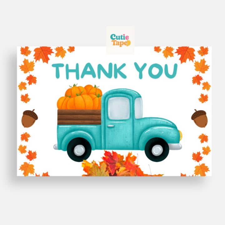 4x6 package insert thank you cards set of 100 for wholesale by Cutie tape