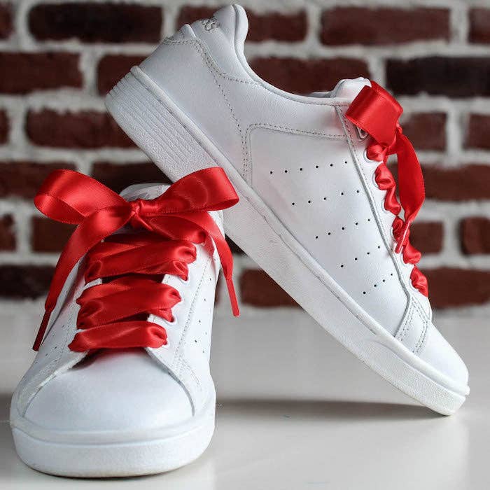 furiouslaces - Wholesale Shoelaces - Women's - Red satin laces1