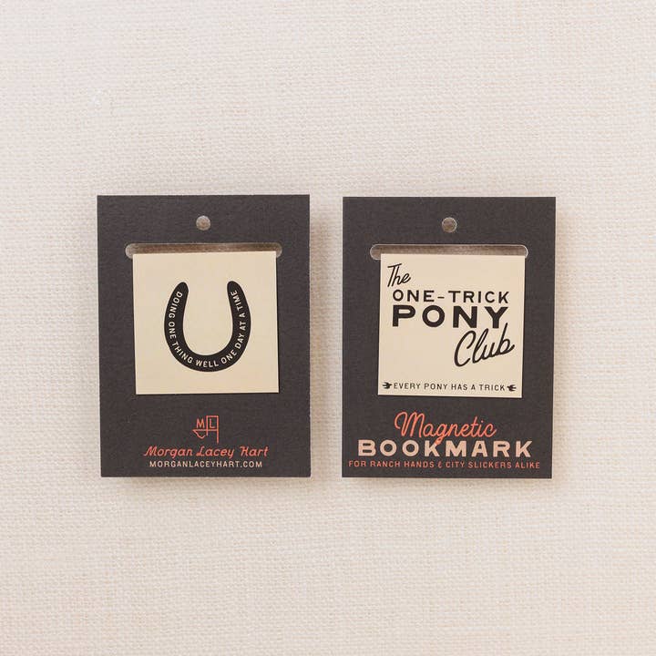 The One-Trick Pony Club Magnetic Bookmark for wholesale by Morgan Lacey Hart