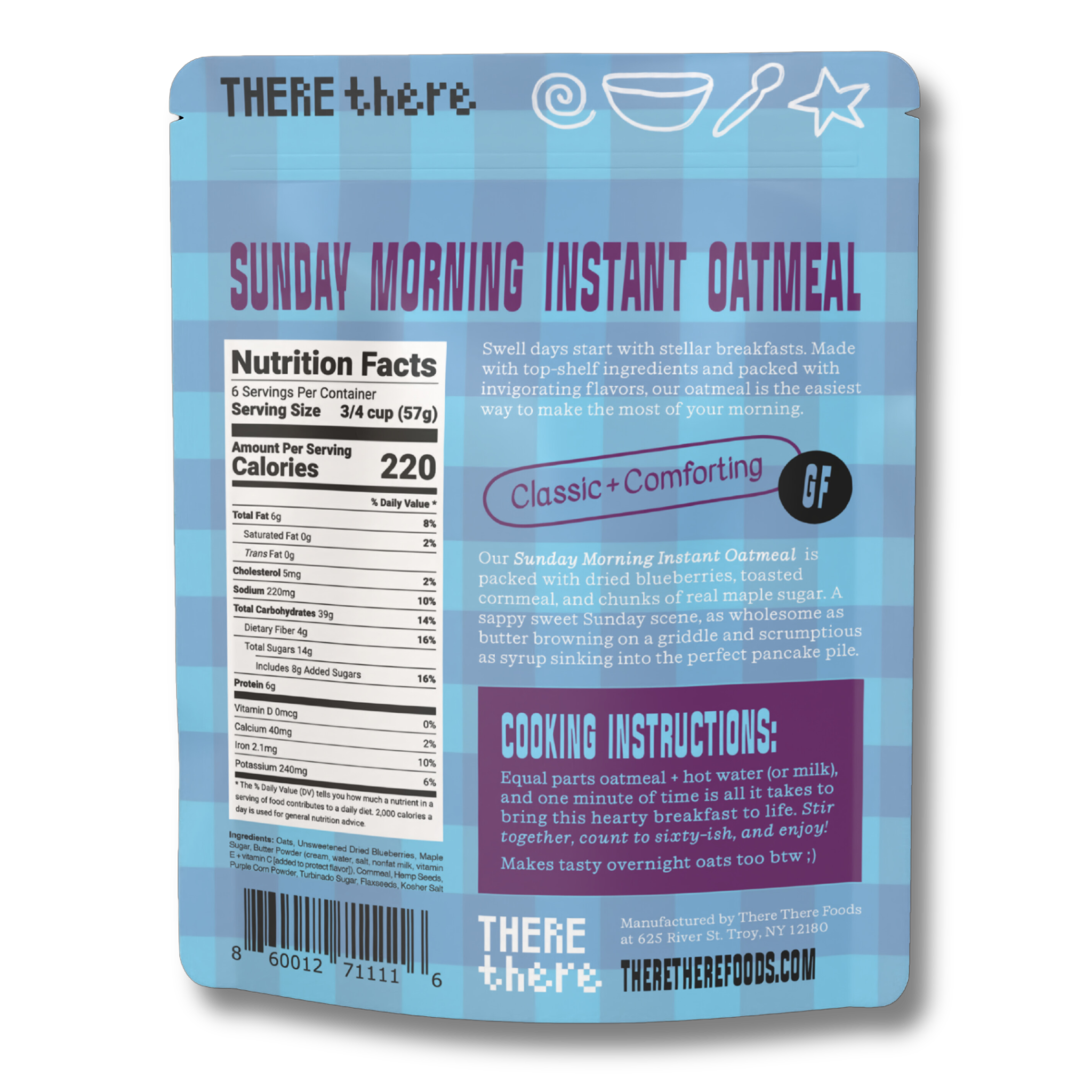 There There Foods – Großhandel Frühstückszerealien – Instant-Haferflocken „Sunday Morning“6