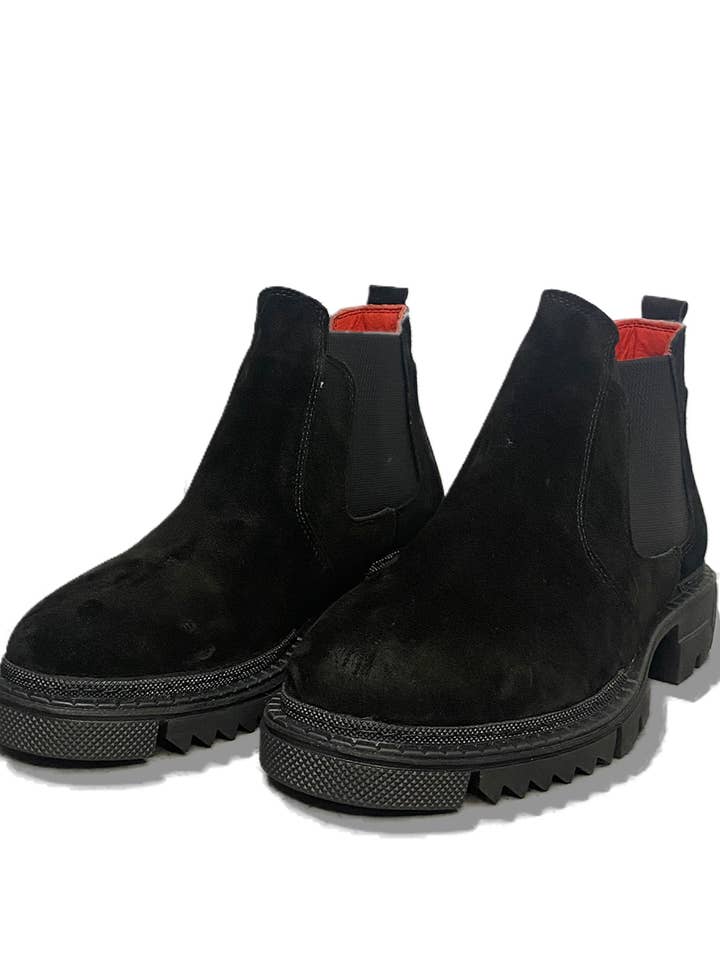 Black Boots| Natural Suede Leather| MIL for wholesale by MIL