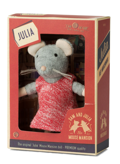 Het Muizenhuis - Wholesale Stuffed/Plush Toy - Kids & Baby - Kids Plush Toy - Mouse Julia (12cm)1