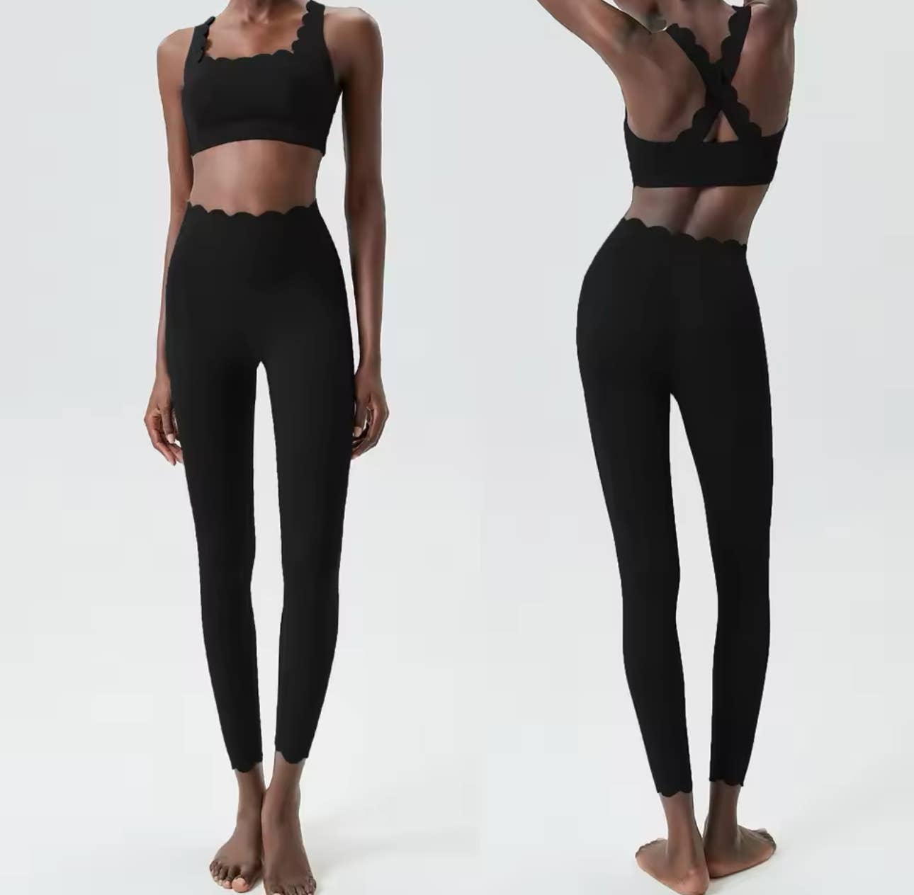 Belsize Activewear - Wholesale Activewear Set - Women's - Elegant leggings and sports bra for yoga pilates gym 9