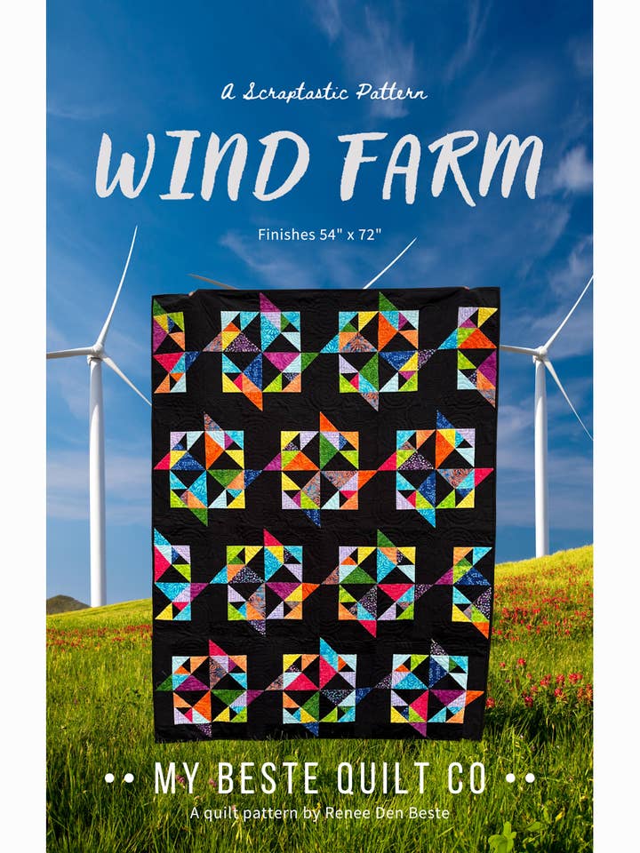 Quilt Pattern: Wind Farm for wholesale by My Beste Quilt Co