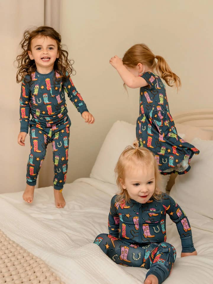 PB & Grape - Wholesale Sleepwear Set - Kids - Howdy Hunny Two Piece Set1