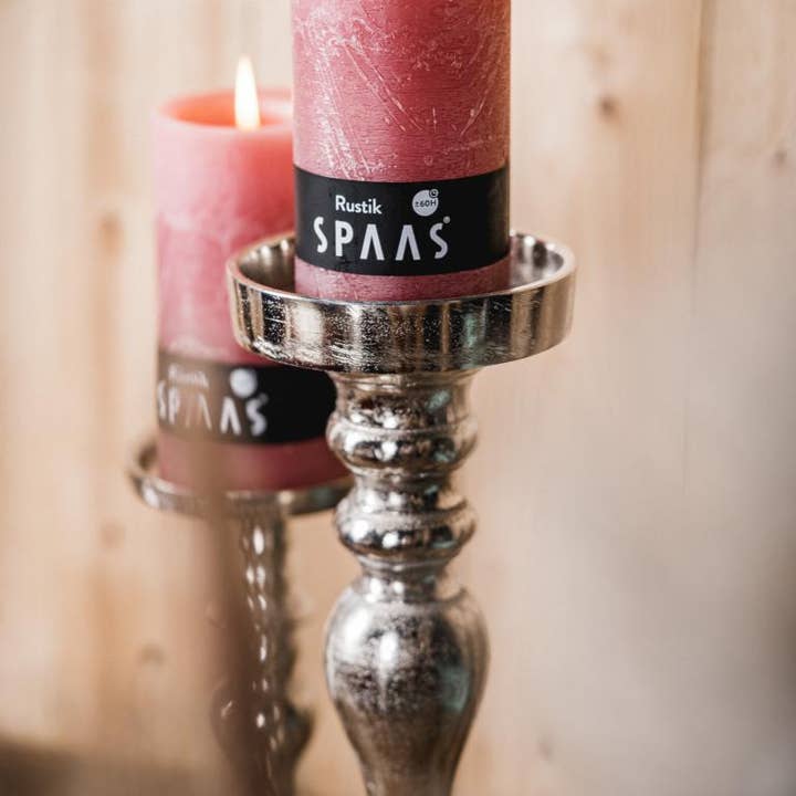 Michael & Philipp Noll e. K. - Wholesale Candle Holder - Silver candlestick set of 2 21/31 cm5