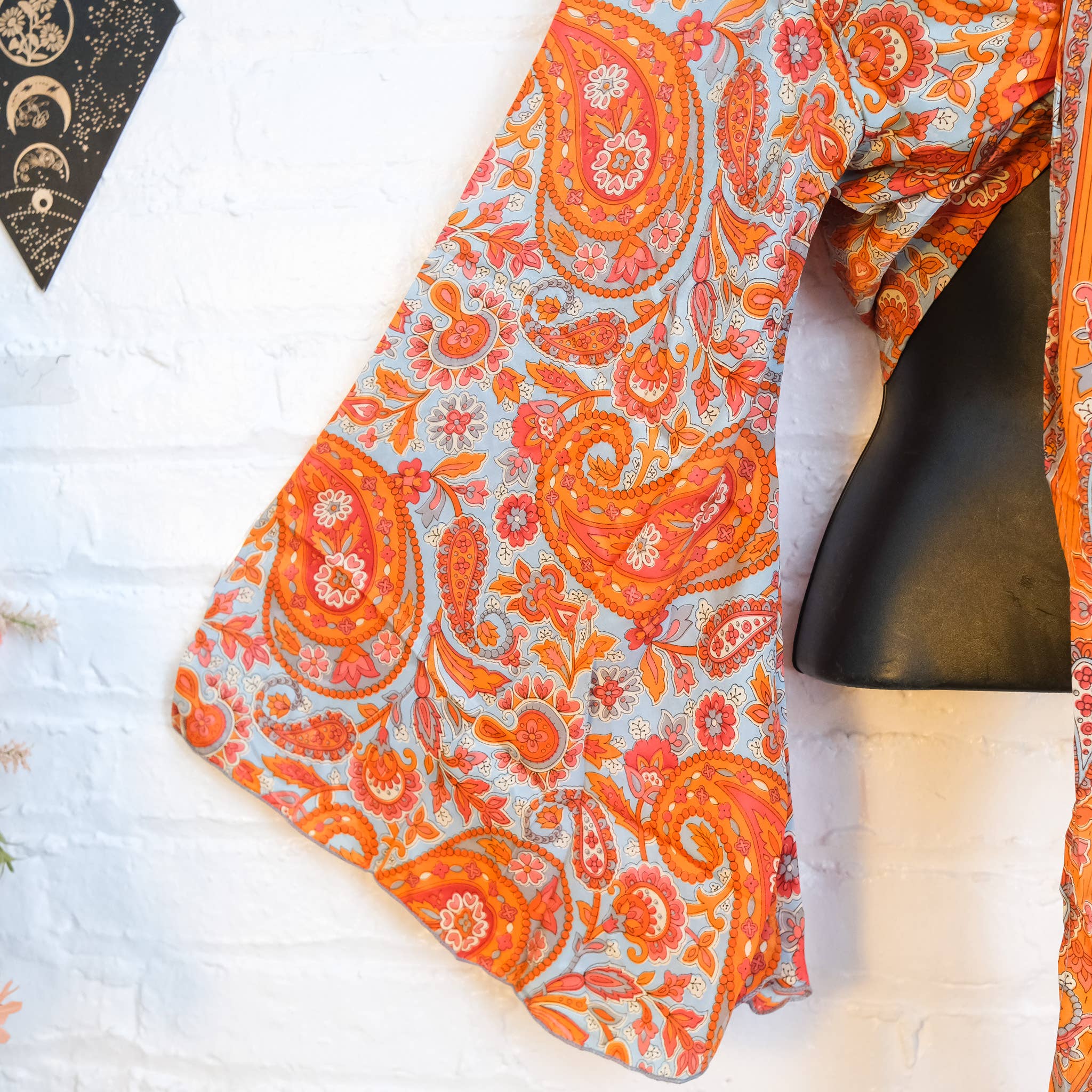 Karma Nepal Crafts - Wholesale Blouse - Women's - Bohemian  Style Bell Sleeve Wrap Top 2