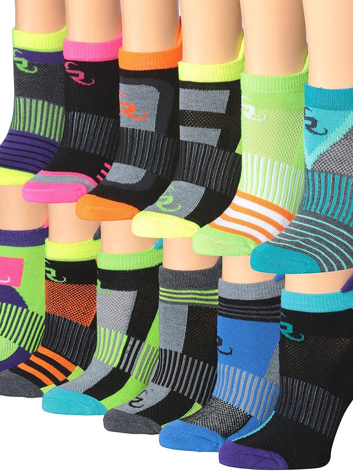 Ronnox 12-par Low Cut Löpning & Atletisk prestanda Strumpor för wholesale av Gold Hose LLC