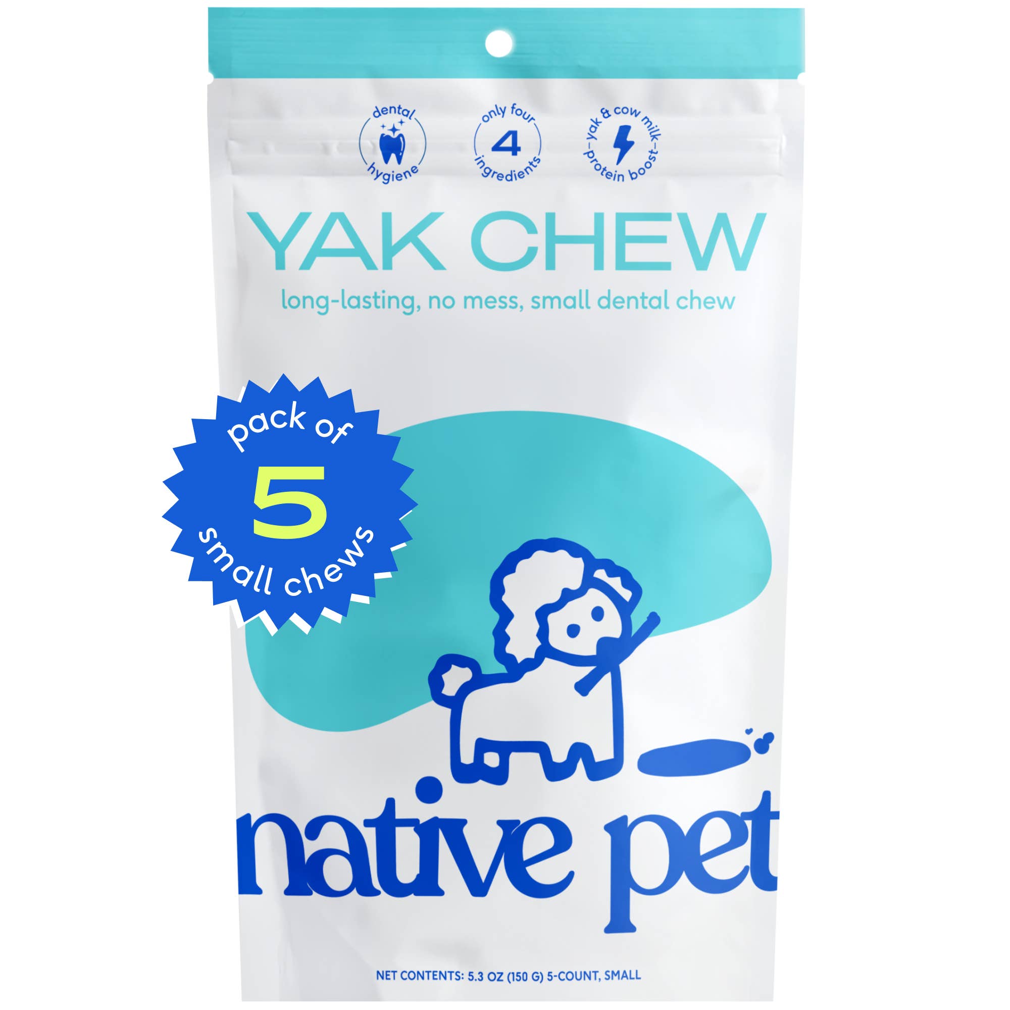 Native Pet - Wholesale Pet Treats - Dog - Yak Dental Chews , Himalayan Cheese Dog Treats0