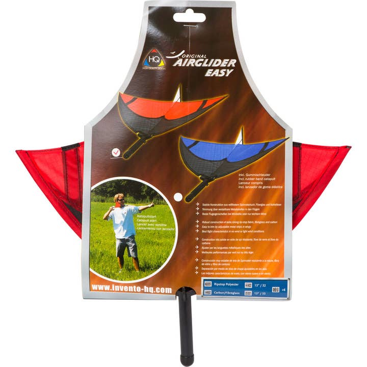 HQ Kites & Designs – wholesale Toy plane – Child – Airglider "Easy" Red/Black Glider