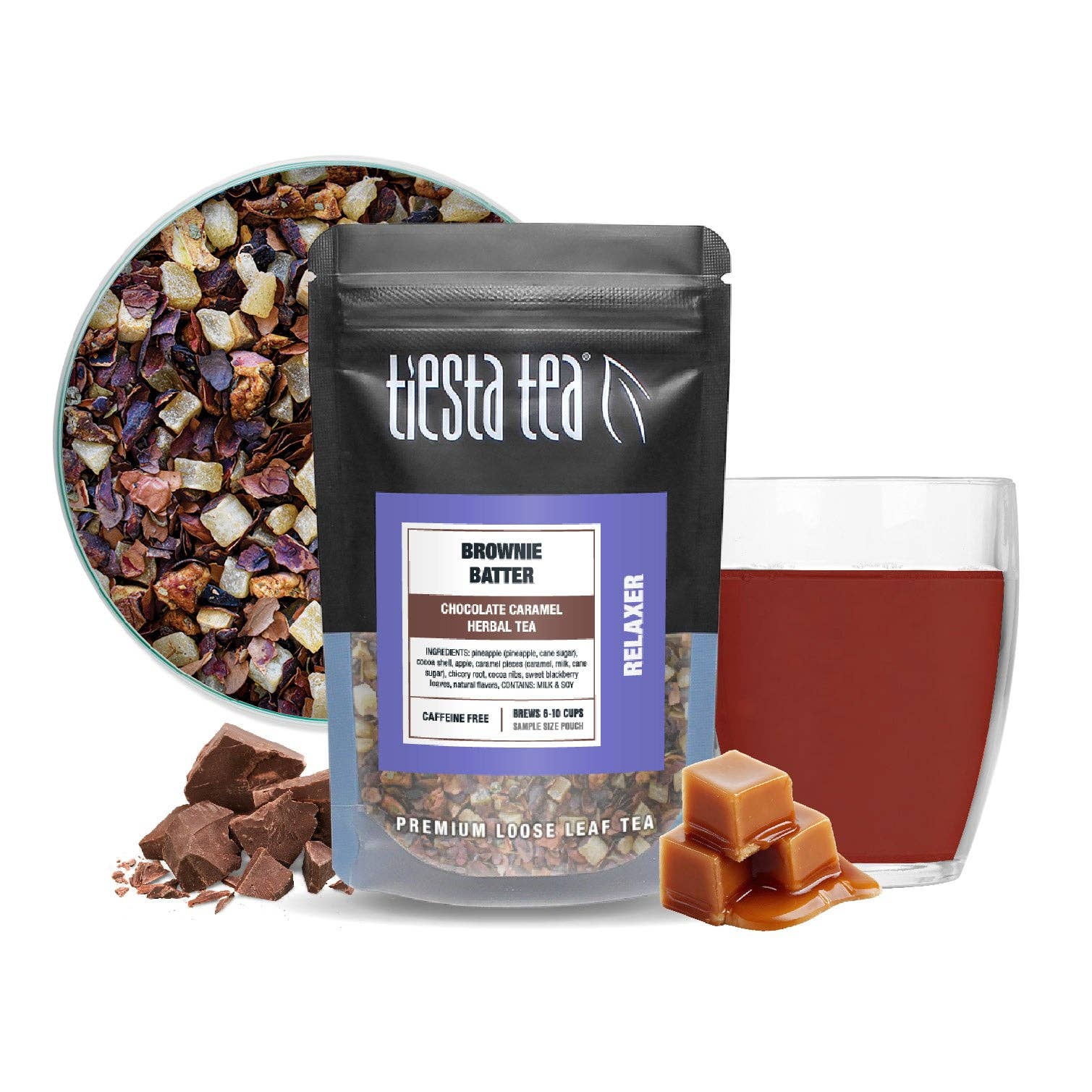 Tiesta Tea Company (loose leaf teas & accessories) - Vente Thé en vrac - Pâte à Brownie - Thé aux Herbes Chocolat Caramel22