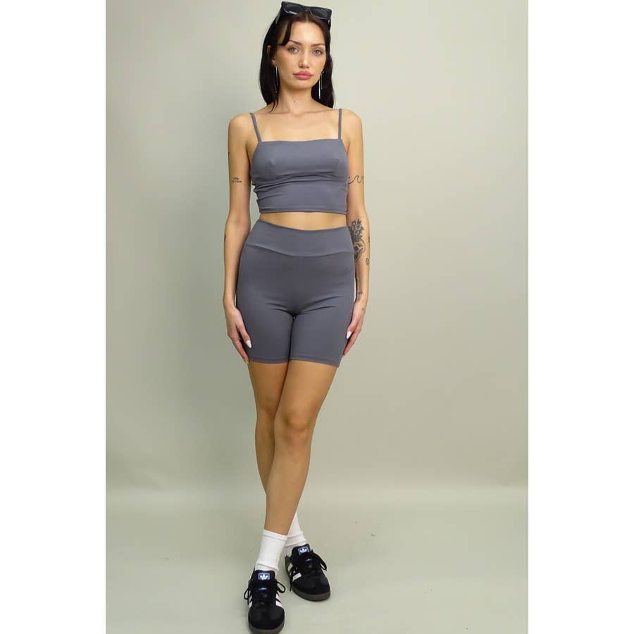 CEFIAN FASHION - Wholesale Lounge Set - Women's - YOUR GO TO CONTOUR SHORTS SET14