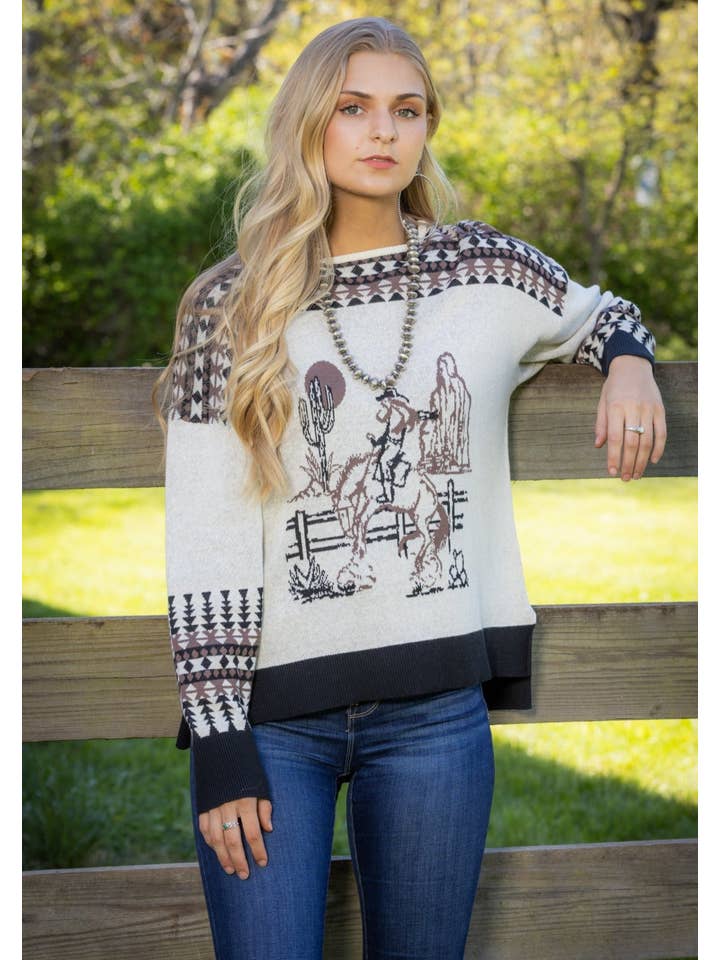 Cotton & Rye Outfitters - Wholesale Knit Sweater - Women's - Calamity Jane Sweater (CRK805)