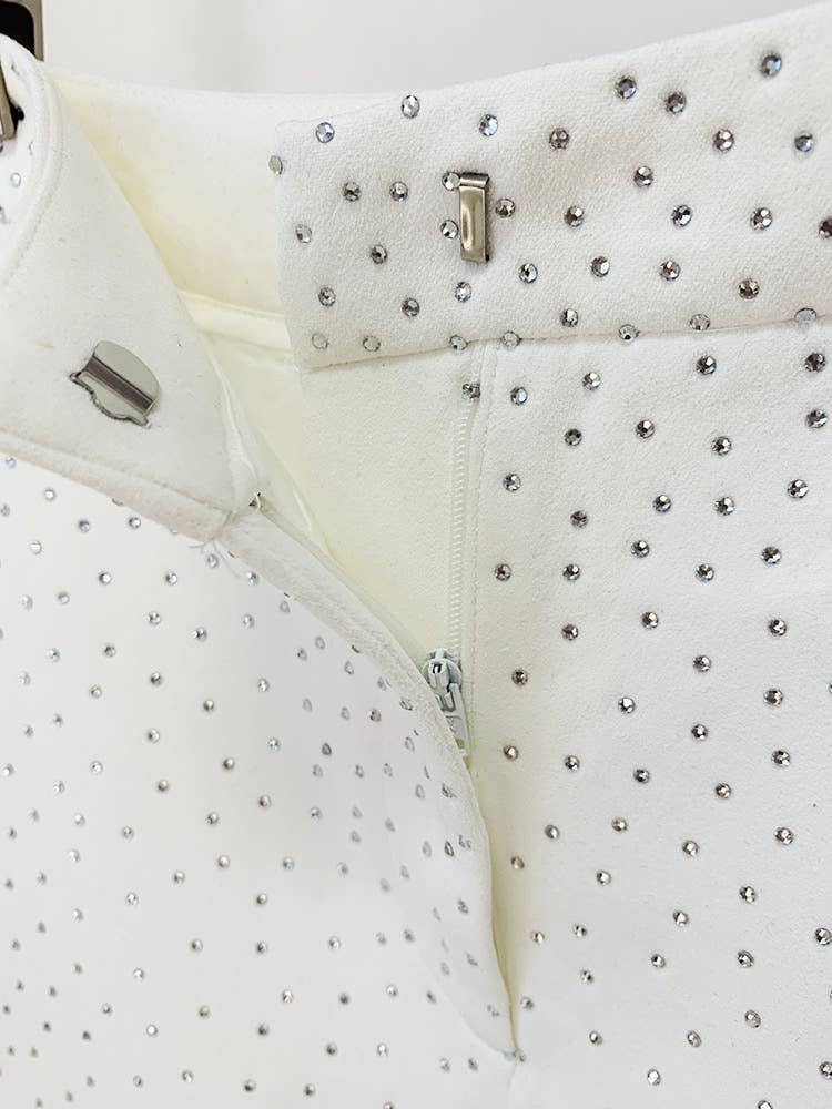 Productseeker – wholesale Suit set – Women′s – SET104 Elegant Diamond Blazer & Skirt Suit23