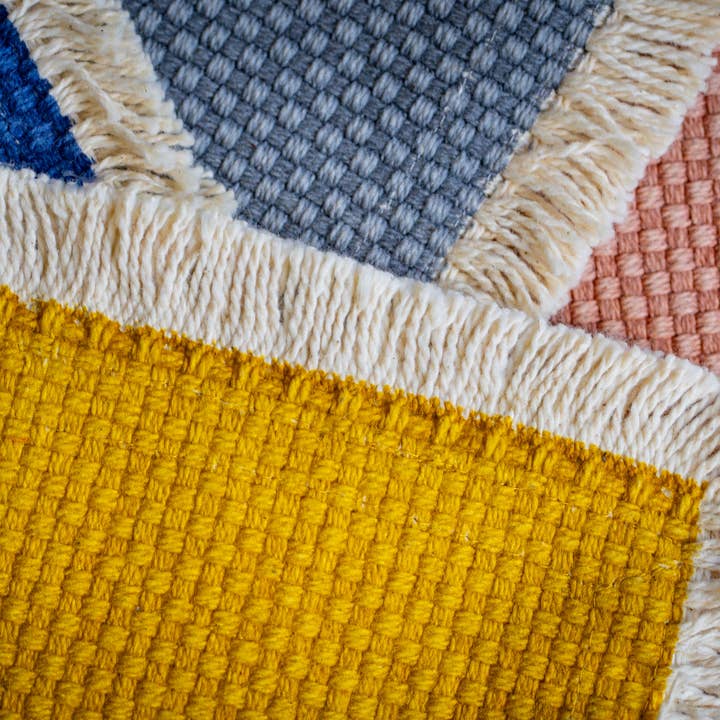 KAF Home - Wholesale Placemat - Verona 100% Cotton Woven Placemat With Fringe Trim-13" x 19"