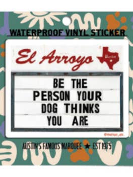 Sticker - Be The Person for wholesale by El Arroyo