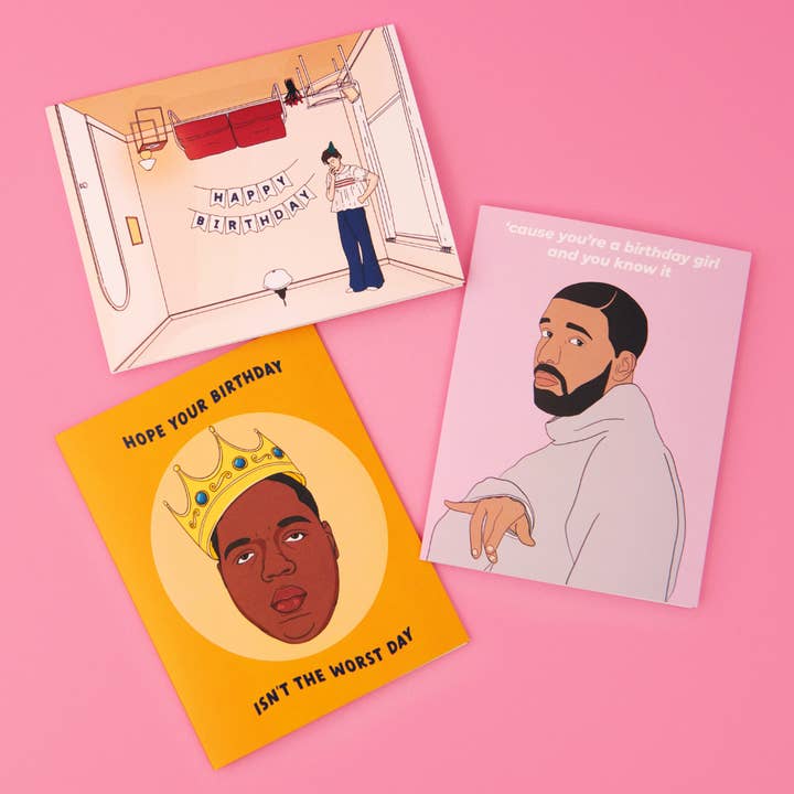 Party Mountain Paper co. - Wholesale Birthday Card - Drake Birthday Girl | Birthday Card