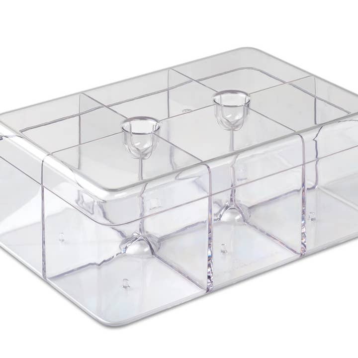 MEPAL Teabox Rectangle 8.5x5.8x3.3" Acrylic Holds/60 for wholesale by Port-Style Enterprises Inc.