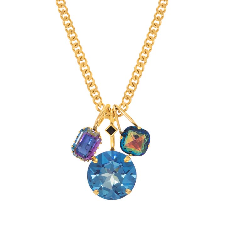 TOVA - Wholesale Pendant/Charm Necklace - Meeka Necklace in Midnight Express