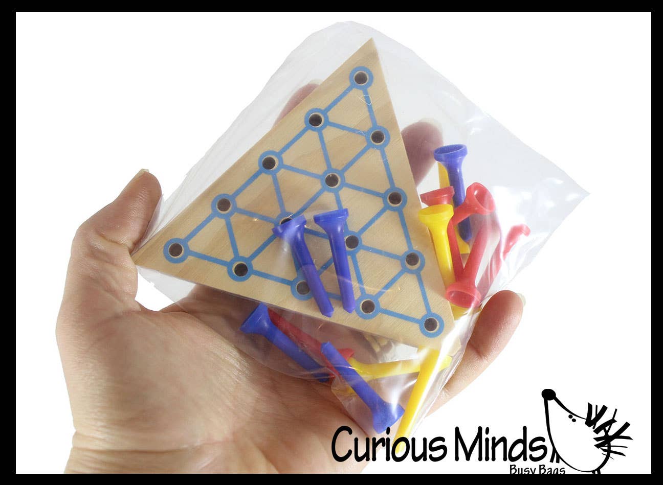 Curious Minds Toys – Großhandel Brettspiele – 1 Solitaire-Holzspiel — Klassisches Retro-Holzspiel — Peg Puzzle1