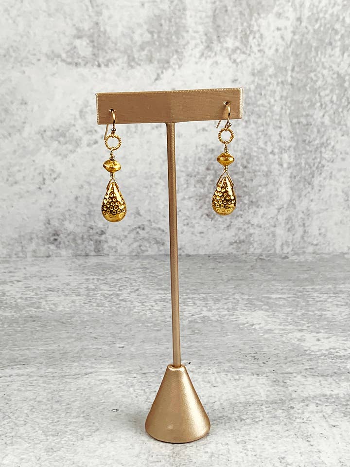 Orecchini ora d'oro per la vendita all'ingrosso da parte di Scarlette Dove