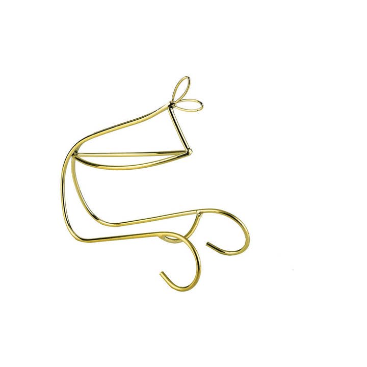 Coney Gold Single Bottle Holder for wholesale by Godinger