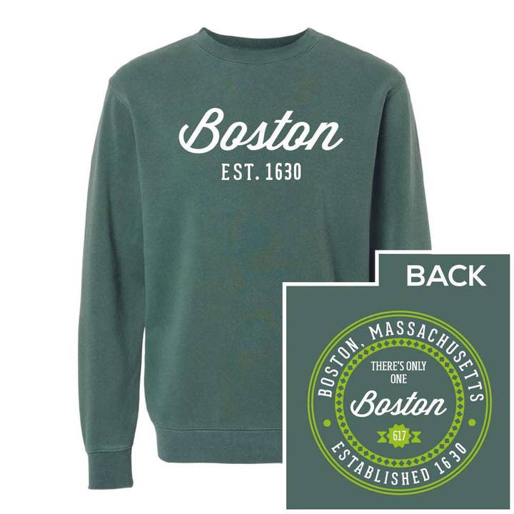Boston Established Crewneck for wholesale by My City Gear