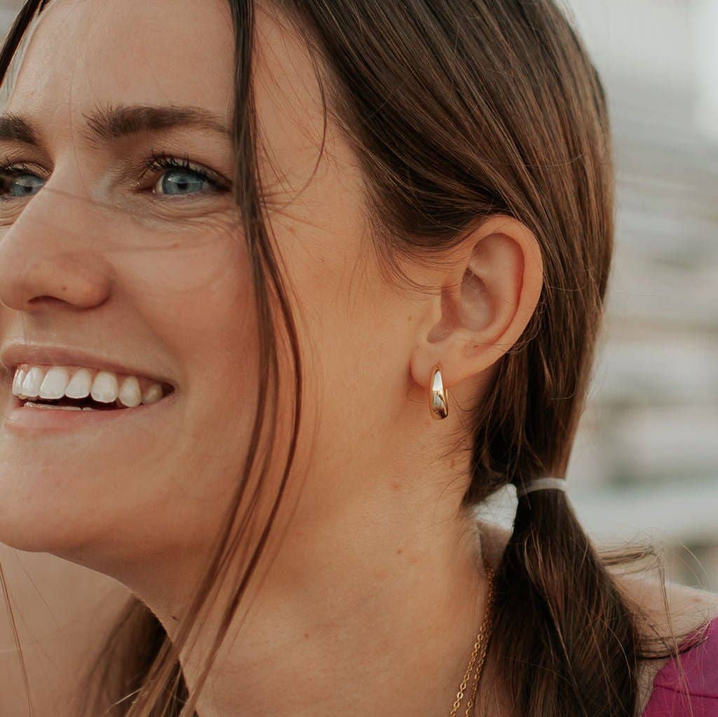 Mauve Jewelry Co. - Vendita all'ingrosso Orecchini a cerchio - Cerchi Lexi Chunky2