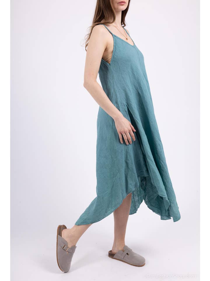 Shyloh - Wholesale Dress - Women's - Flowy linen dress 1494012