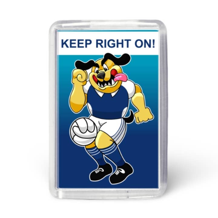 Blijf rechtdoor! Acryl koelkastmagneet voor wholesale door Black Country Cards