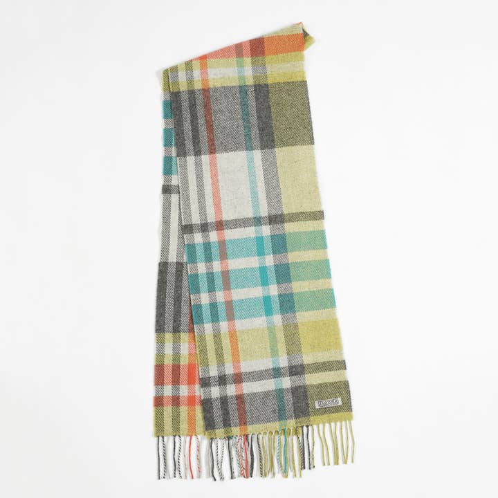 Multi-color Irish Lambs Wool Scarf for wholesale by Silk Wool and Bijoux